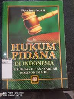 Image of HUKUM PIDANA DI INDONESIA