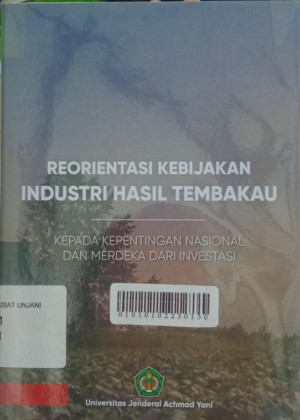 Image of Reorientasi kebijakan industri hasil tembakau