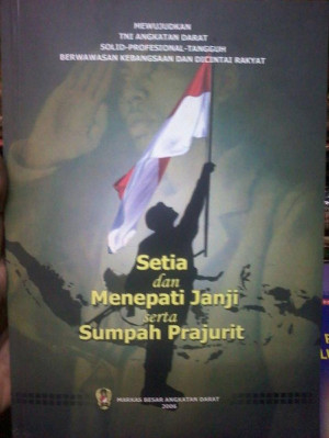Image of Setia dan Menepati Janji Serta Sumpah Prajurit