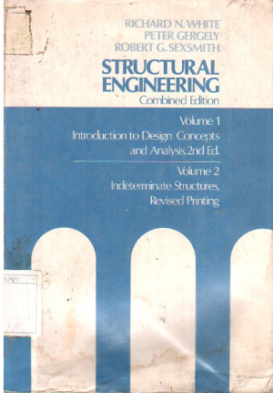 Image of Structural Engineering : introduction to design concept, indeterminate structures, revised printingJilid I