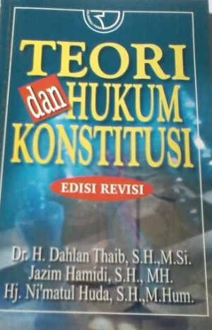 Image of Teori dan Hukum Konstitusi