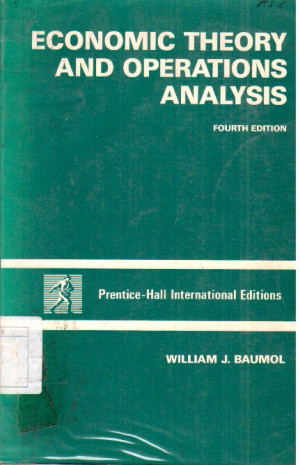 Image of Economic Theory and Operations Analysis