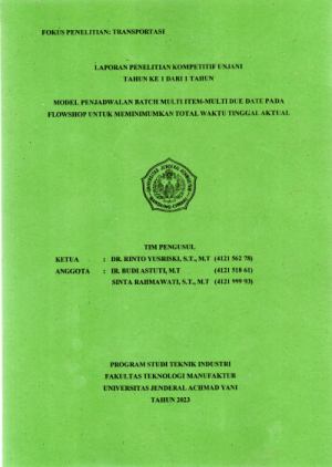 Image of LAPORAN PENELITIAN KOMPETITIF UNJANI TAHUN KE 1 DARI 1 TAHUN