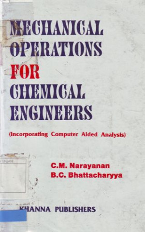 Image of Mechanical Operations for Chemical Engineers (incorporating computer aided analysis)