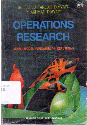 Image of Operations Research: model - model pengambilan keputusan