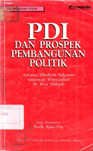 Image of PDI dan Prospek Pembangunan Politik