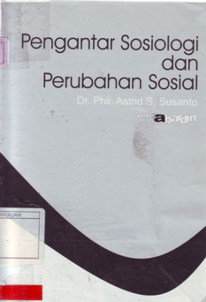 Image of Pengantar Sosiologi dan Perubahan Sosial