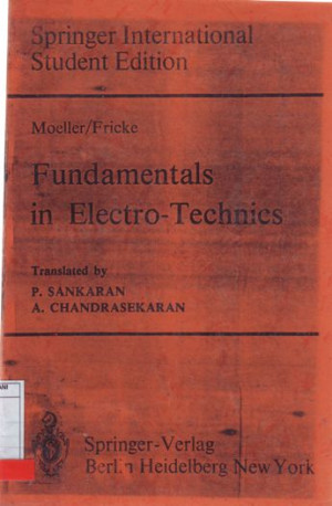 Image of Fundamentals in Electro - Technics
